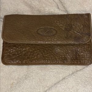Zac Posen Leather Clutch NWOT